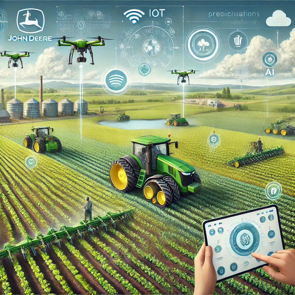 “John Deere 智慧农业解决方案：物联网驱动的精准农业与自动化建设模式”
